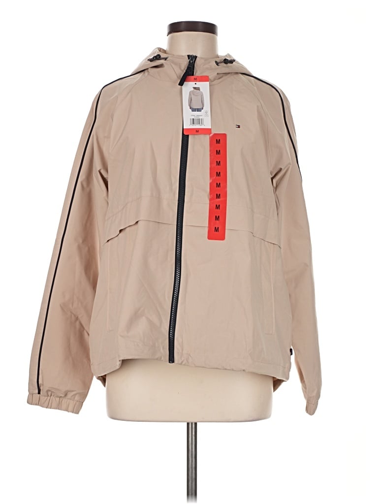 Tommy Hilfiger Windbreaker Jacket In Tan