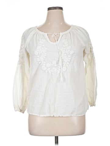 Faherty 3/4 Sleeve Blouse (view 1)