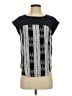 Rewind 100% Polyester Black Short Sleeve Top Size S - photo 1