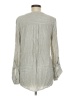 Nine West 100% Viscose Gray Long Sleeve Blouse Size M - photo 2