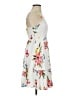 Old Navy 100% Rayon Floral White Cocktail Dress Size S - photo 4