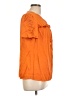 J.Crew 100% Silk Orange Short Sleeve Silk Top Size 12 - photo 4