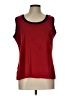 misook 100% Acrylic Red Sleeveless Top Size L - photo 1