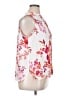 Worthington 100% Polyester Floral White Sleeveless Blouse Size XL (petite) - photo 4