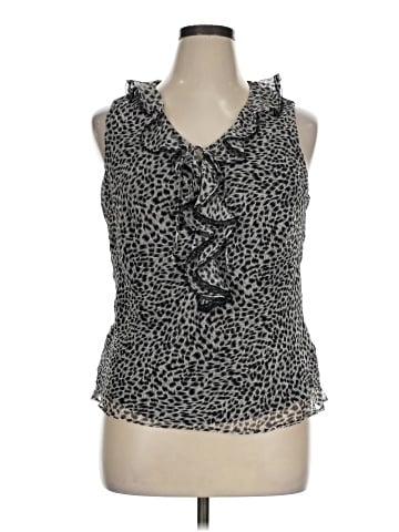 ICE Sleeveless Silk Top (view 1)