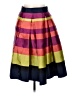Moulinette Soeurs 100% Polyester Color Block Purple Casual Skirt Size 8 (petite) - photo 1