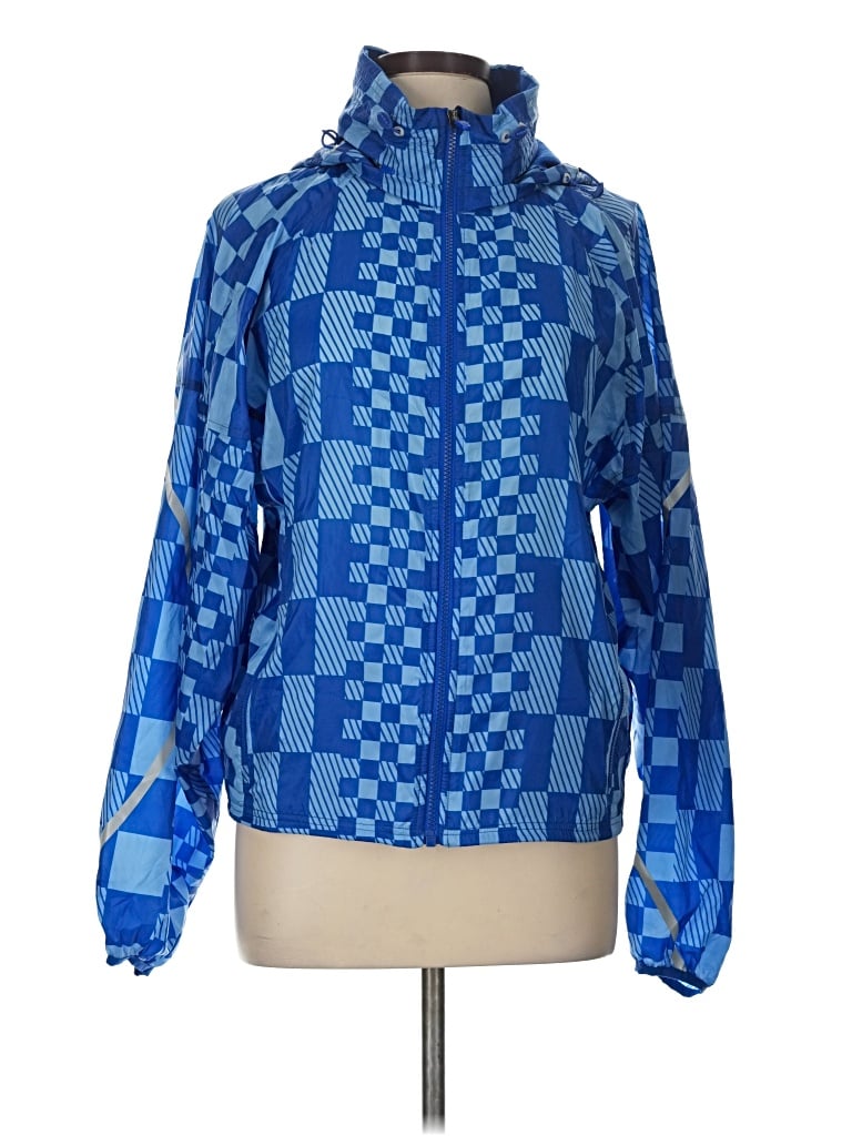 Pre-owned Sweaty Betty Windbreaker Jacket In Blue