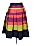 Moulinette Soeurs 100% Polyester Color Block Purple Casual Skirt Size 8 (petite) - photo 2