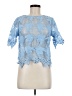 JOA Blue Short Sleeve Blouse Size M - photo 1