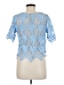JOA Blue Short Sleeve Blouse Size M - photo 2