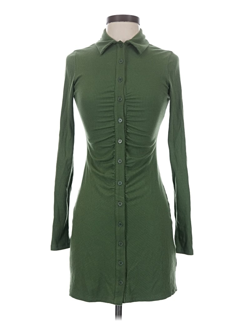 Pre-owned Reformation Jeans Casual Dress In Green