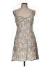 Billabong 100% Viscose Floral Gray Cocktail Dress Size L - photo 1