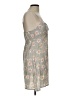 Billabong 100% Viscose Floral Gray Cocktail Dress Size L - photo 4