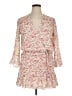 Veronica Beard 100% Silk Floral Ivory Casual Dress Size 14 - photo 1