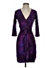 Express Chevron-herringbone Purple Cocktail Dress Size S - photo 1