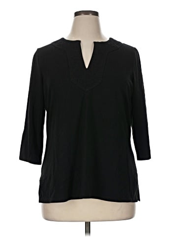 Charter Club 3/4 Sleeve Top (view 1)