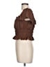Mi ami 100% Polyester Brown Short Sleeve Top Size L - photo 5