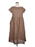 Unbranded Solid Brown Casual Dress Size 2X - photo 1