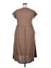 Unbranded Solid Brown Casual Dress Size 2X - photo 2