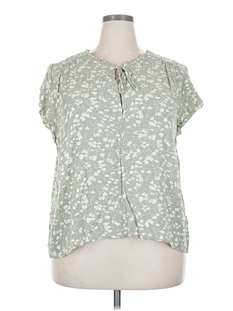 Pre-owned Buffalo By David Bitton Short Sleeve T-shirt In Green