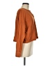 CAbi 100% Cotton Brown Orange Cardigan Size M - photo 4