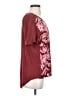 Scotch & Soda Burgundy Short Sleeve Blouse Size S - photo 4