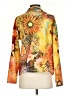 NORACORA Floral Orange Long Sleeve Blouse Size S - photo 2