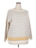 Unbranded 100% Polyester Chevron-herringbone Ivory Pullover Sweater Size XXL - photo 1