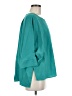 She + Sky 100% Polyester Teal 3/4 Sleeve Blouse Size M - photo 4