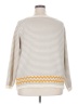 Unbranded 100% Polyester Chevron-herringbone Ivory Pullover Sweater Size XXL - photo 2