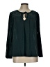 Old Navy Teal Long Sleeve Blouse Size L - photo 1
