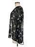 Liz Claiborne 100% Polyester Floral Black Long Sleeve Blouse Size M - photo 5