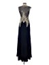 Xscape Blue Cocktail Dress Size 2 (petite) - photo 2