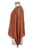 ASTR The Label 100% Polyester Orange Long Sleeve Blouse Size M - photo 5