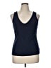 INC International Concepts Blue Sleeveless Top Size XL - photo 1