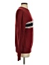 St. John's Bay 100% Cotton Color Block Burgundy Pullover Sweater Size S - photo 4