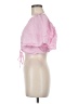 Mable 100% Cotton Pink Short Sleeve Blouse Size M - photo 5