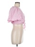 Mable 100% Cotton Pink Short Sleeve Blouse Size M - photo 4