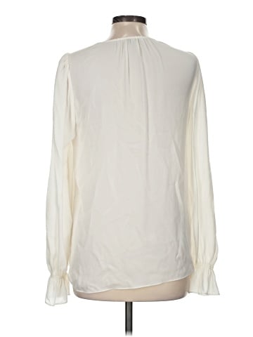 Joie Long Sleeve Silk Top (view 2)