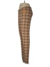 Just Cozy Plaid Brown Dress Pants Size Med - Lg - photo 5