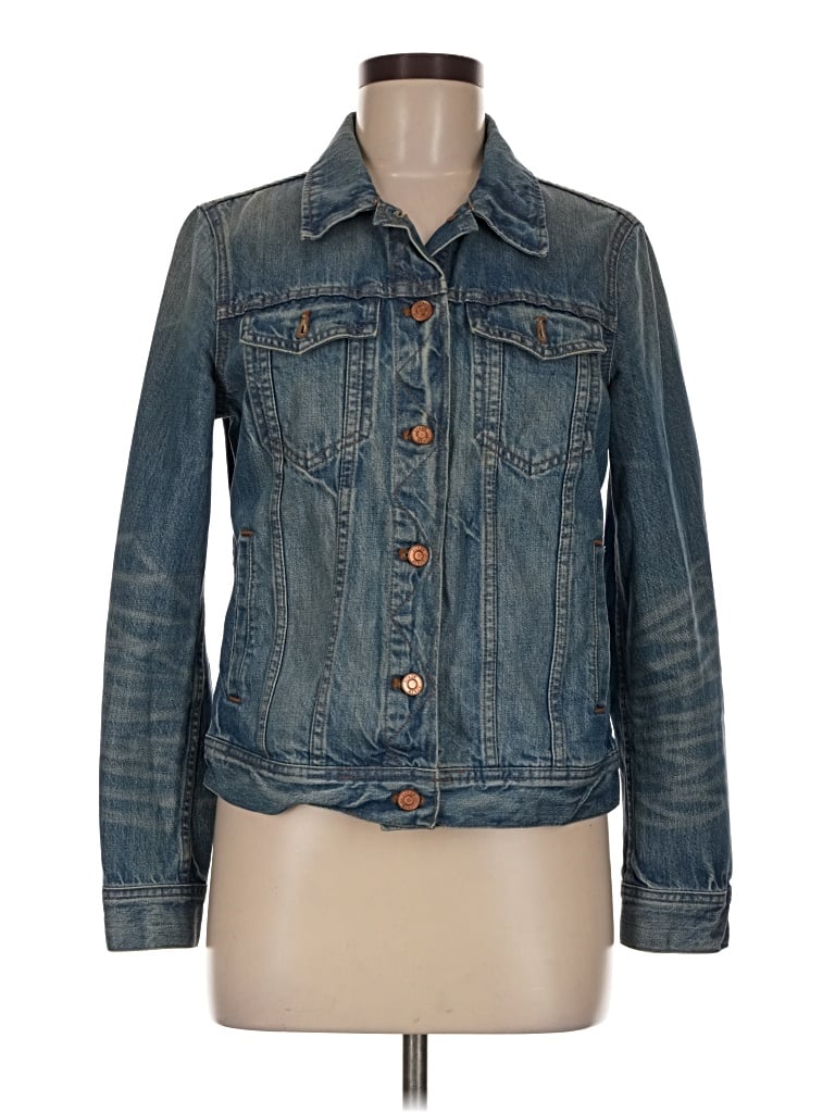 Pre-owned Jcrew Denim Jacket In Blue