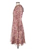Max Mara Studio 100% Silk Paisley Pink Purple Casual Dress Size 2 - photo 5