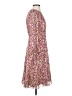 Max Mara Studio 100% Silk Paisley Pink Purple Casual Dress Size 2 - photo 4