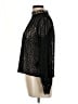 H&M 100% Polyester Black Long Sleeve Blouse Size 12 - photo 5