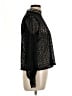 H&M 100% Polyester Black Long Sleeve Blouse Size 12 - photo 4