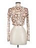 Le Lis Brown Long Sleeve Top Size M - photo 2