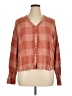 Pendleton Plaid Orange Long Sleeve Blouse Size XL - photo 1