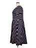 Nemidor Stripes Blue Casual Dress Size 20 - photo 5