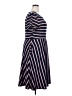 Nemidor Stripes Blue Casual Dress Size 20 - photo 4