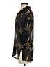 Banana Bay 100% Polyester Tropical Black 3/4 Sleeve Blouse Size S - photo 5